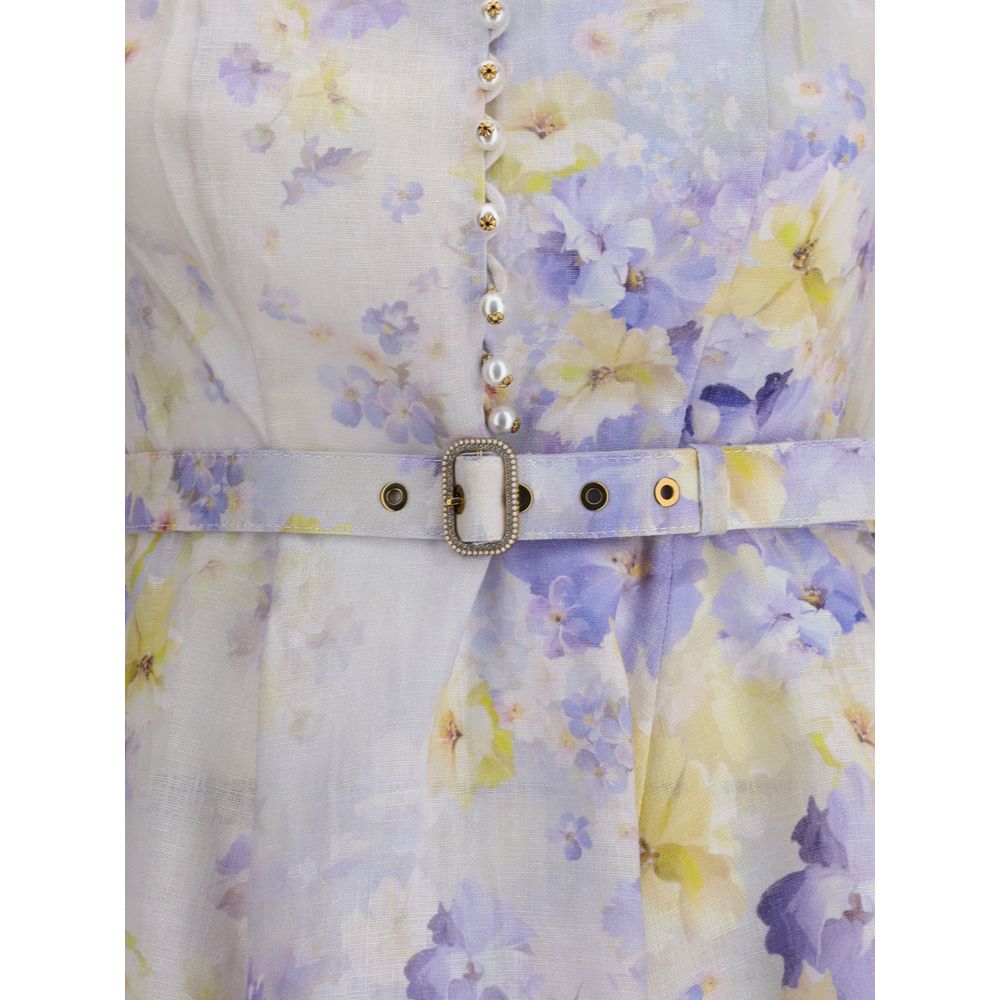 Crush buttoned mini Dress