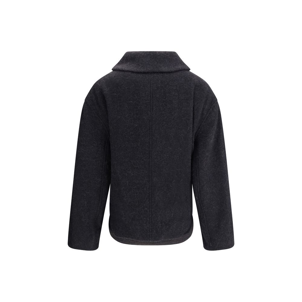 Wool and alpaca short Jacket