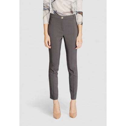 Gray Polyester Pant