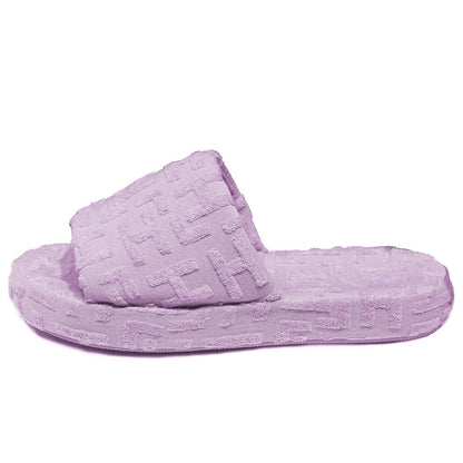 Purple Cotton Sandal