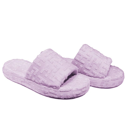 Purple Cotton Sandal