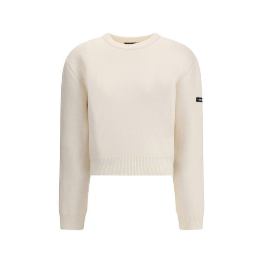 White Wool Sweatshirt