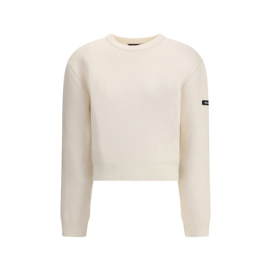 White Wool Sweatshirt
