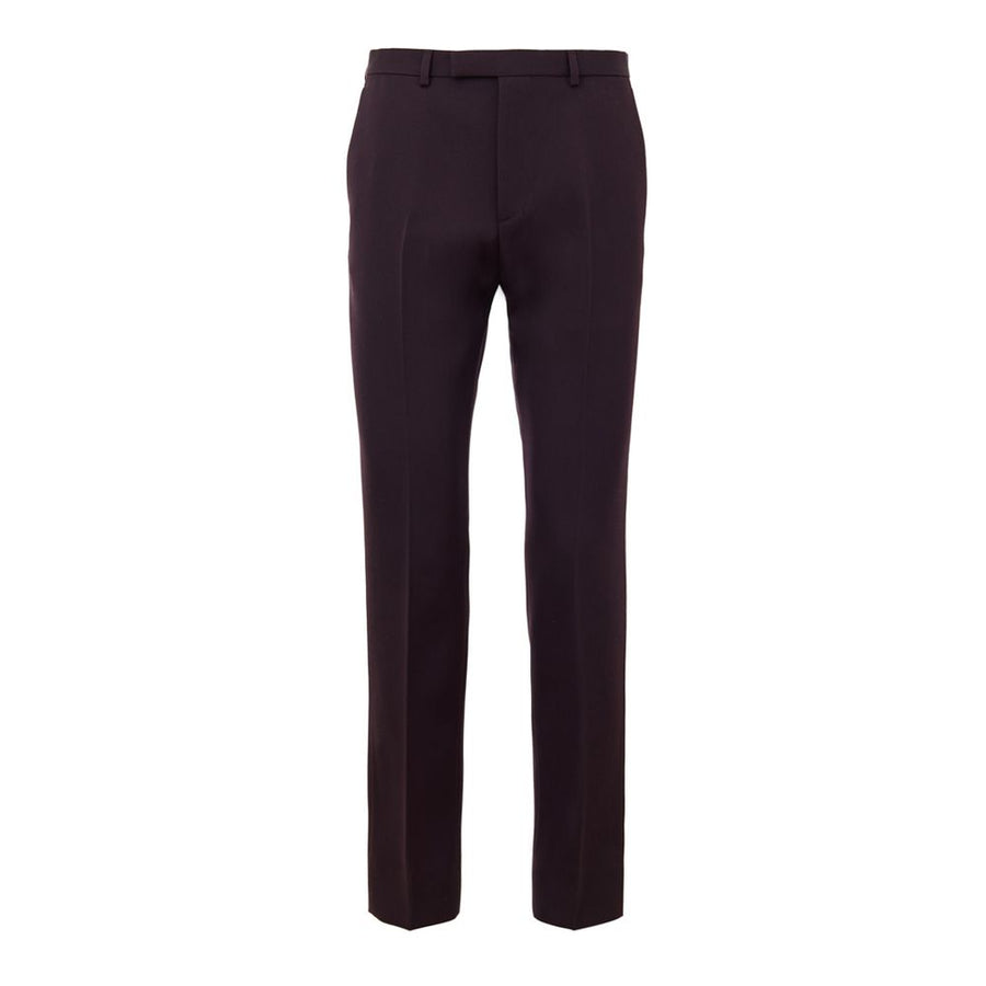 Bordeaux Wool Jeans Denim