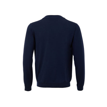 Blue Wool Cardigan