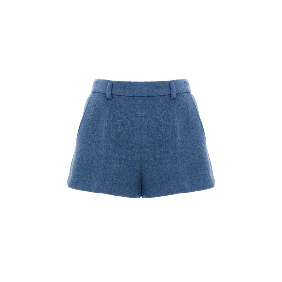 Blue Wool Short