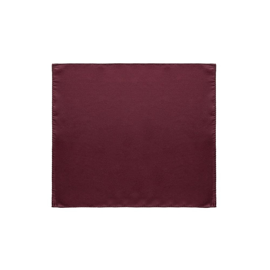 Bordeaux Silk Pocket Square