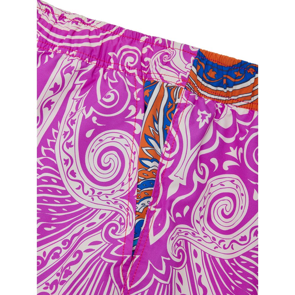Multicolor Polyamide Swim Short