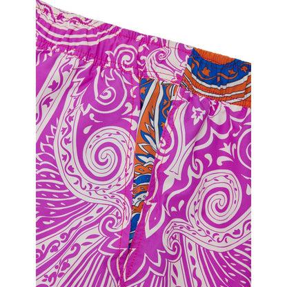 Multicolor Polyamide Swim Short