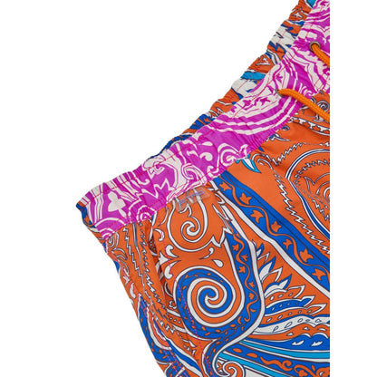 Multicolor Polyamide Swim Short