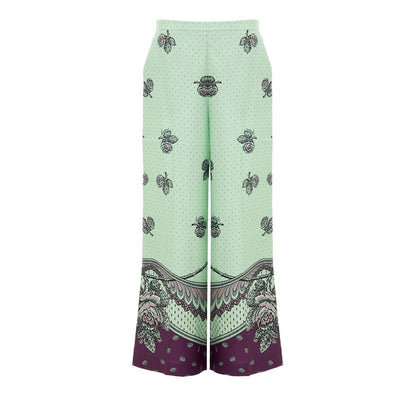 Green Silk Pant