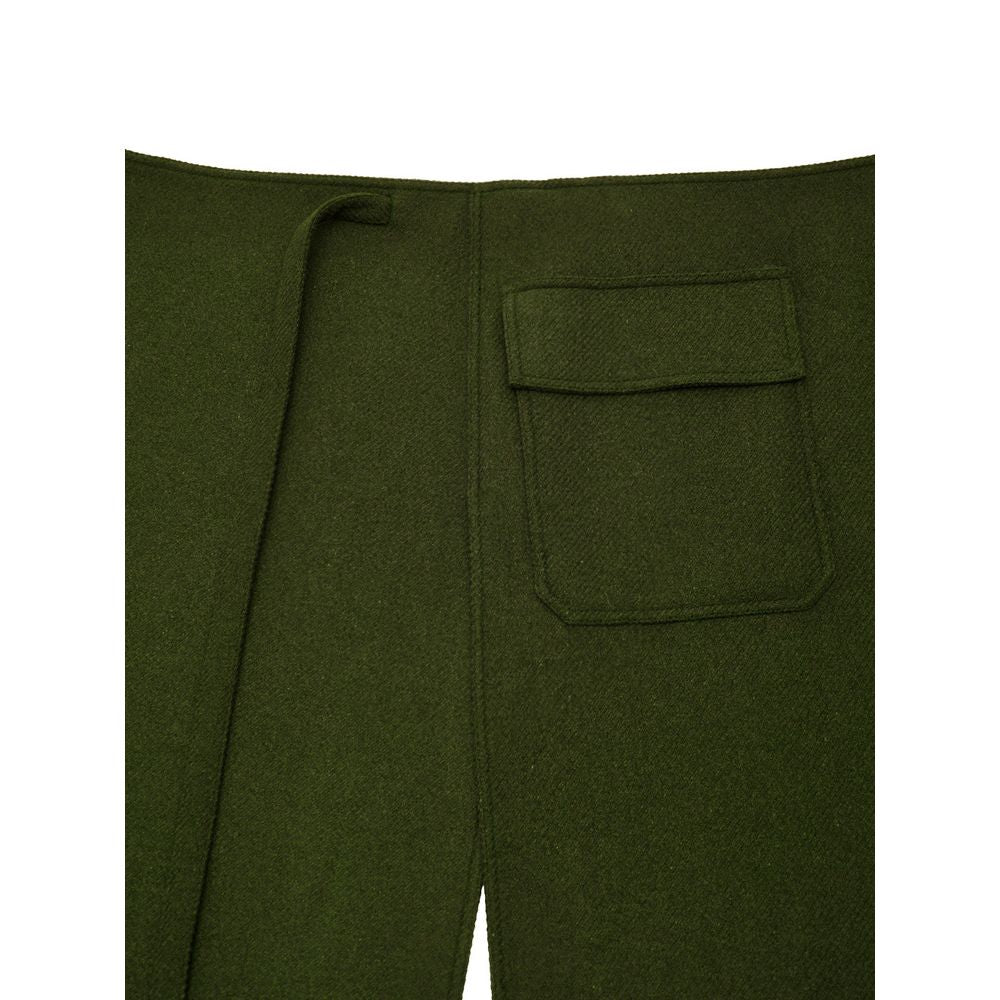 Green Wool Skirt