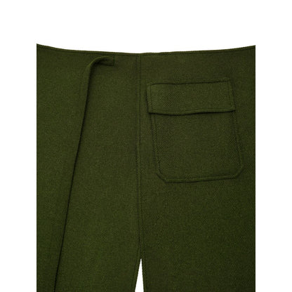Green Wool Skirt