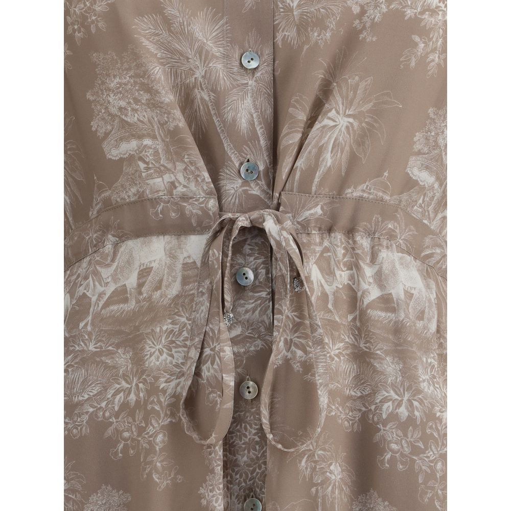 Toile de jouy chemisier Dress