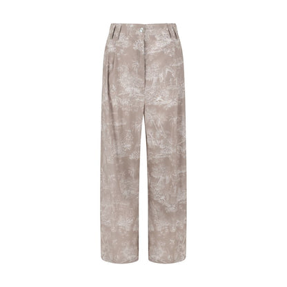 Toile de Jouy pattern Pants