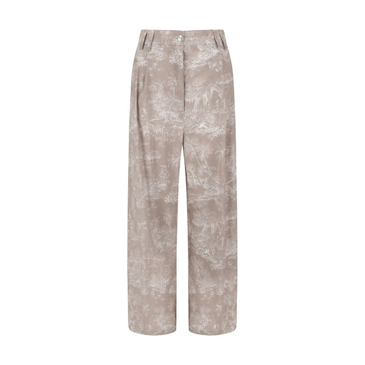 Toile de Jouy pattern Pants