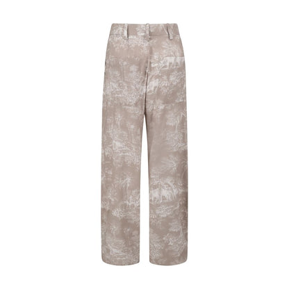 Toile de Jouy pattern Pants