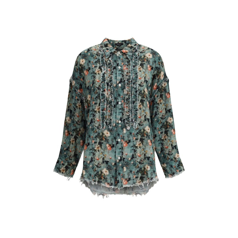 Ruffle floral Shirt