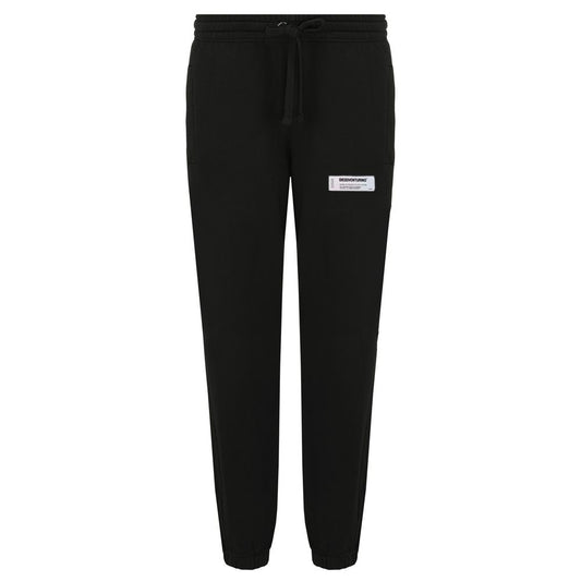 Black Cotton Jeans & Pant
