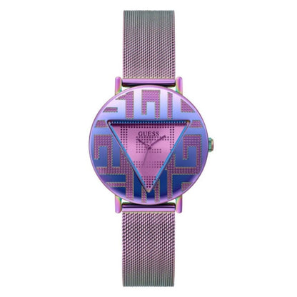 Purple Stainless Steel Watch