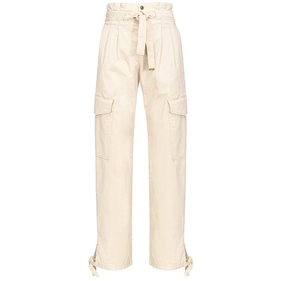 White Cotton Jeans & Pant