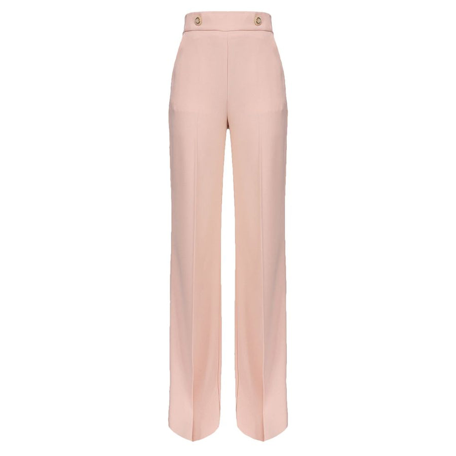 Pink Polyester Jeans & Pant