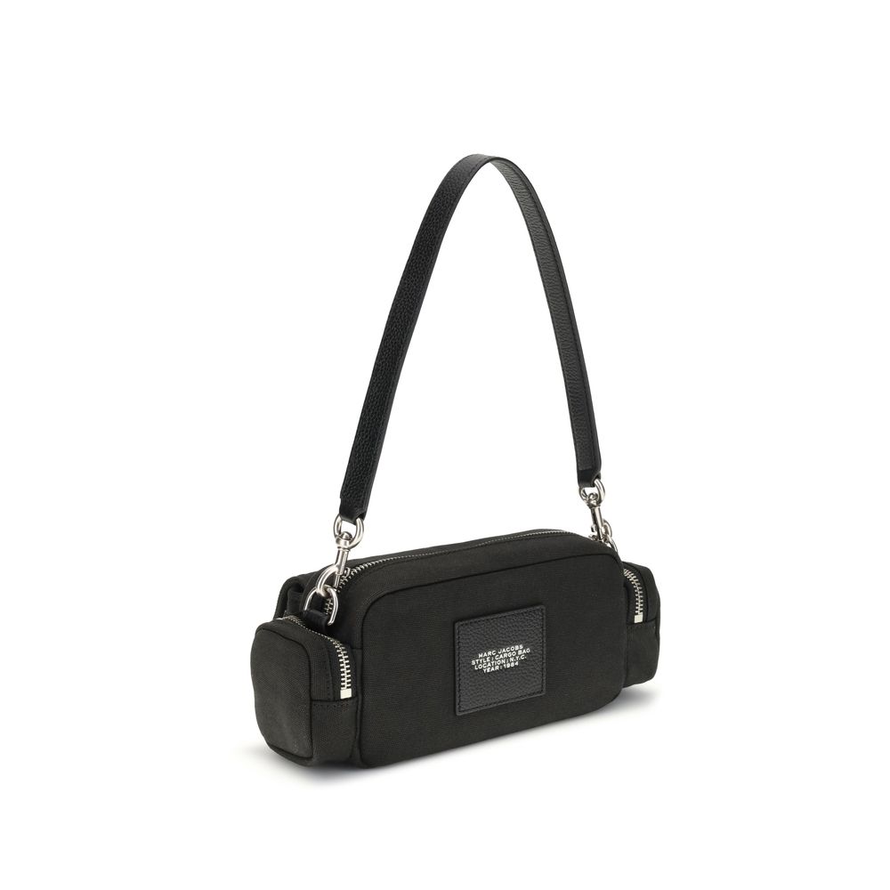 Black Canvas Shoulder Bag