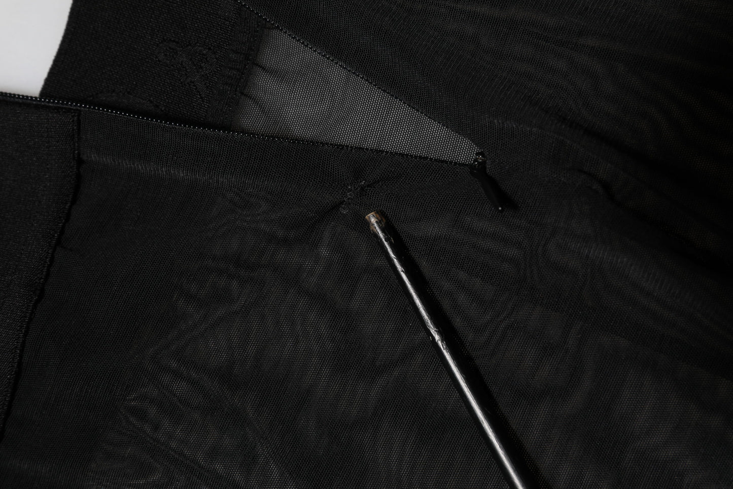 Black Nylon Leggings Stretch Pants