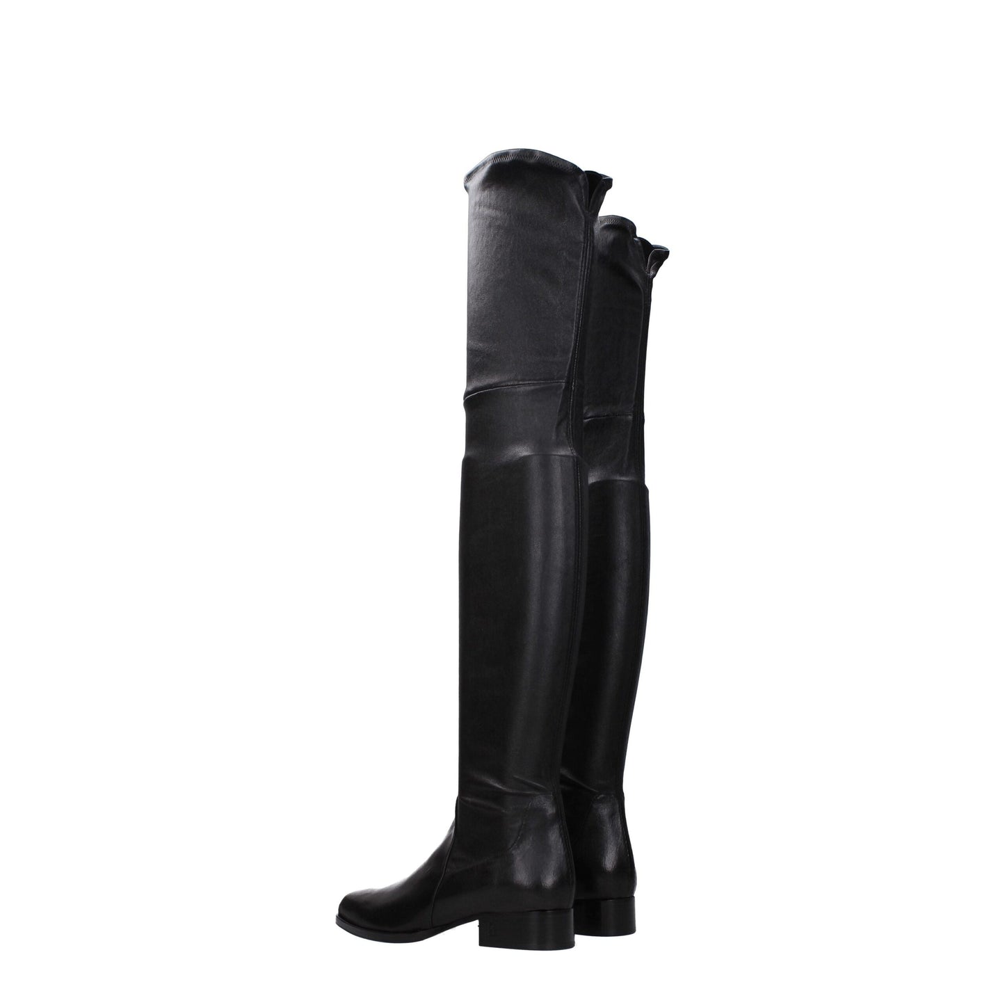 Black Leather Over The Knee