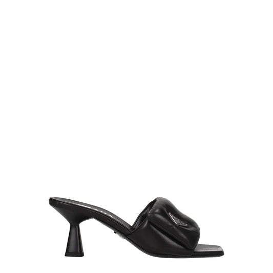 Black Leather Platforms