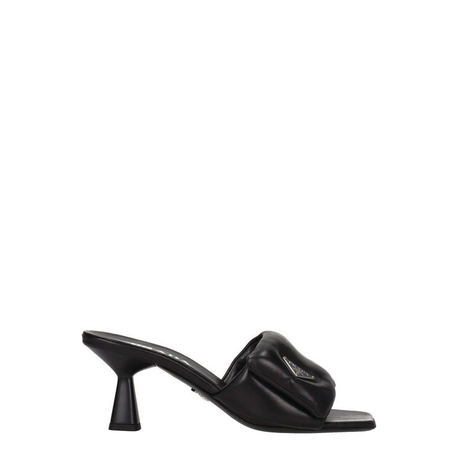 Black Leather Platforms