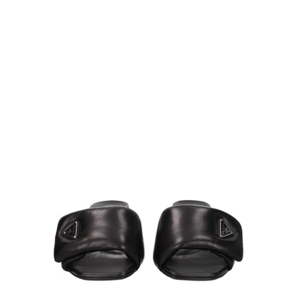 Black Leather Platforms