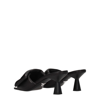 Black Leather Platforms