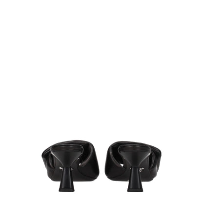 Black Leather Platforms