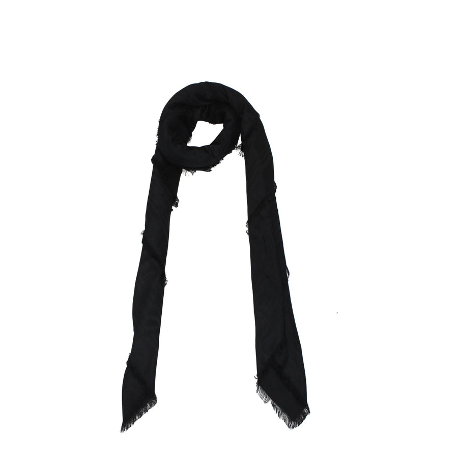 Black Viscose Foulards