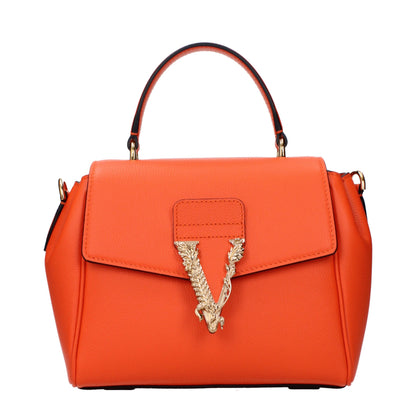 Orange Leather Handbags