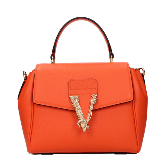 Orange Leather Handbags