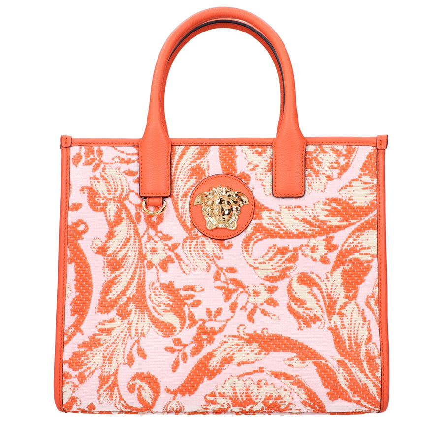 Orange Fabric Handbags