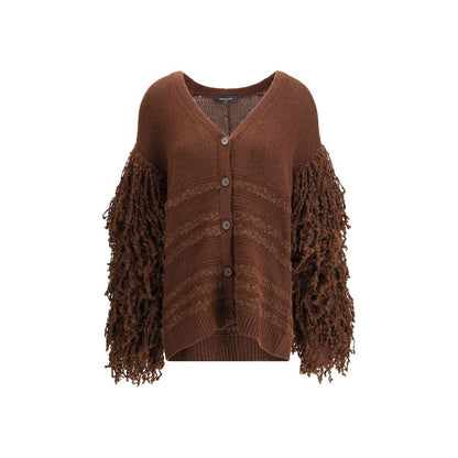 Brown Camel Hair  Cardigan
