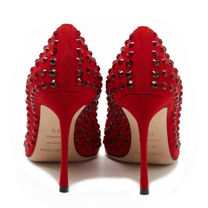 Red Calfskin Pump