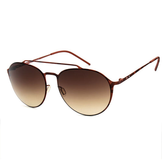 Brown Metal Sunglasses