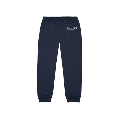 Blue Organic Cotton Joggers Workout Pant