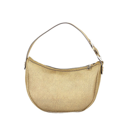 Beige Polyester Handbag