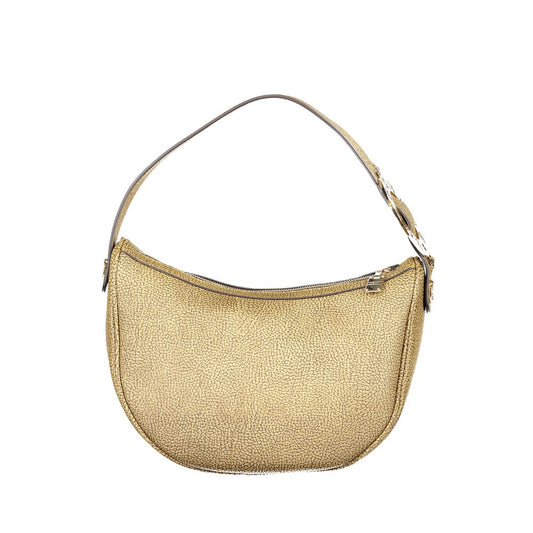 Beige Polyester Handbag