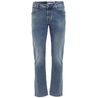 Blue Cotton Jeans & Pant