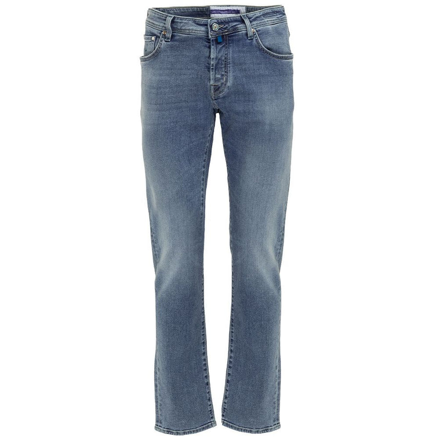 Blue Cotton Jeans & Pant