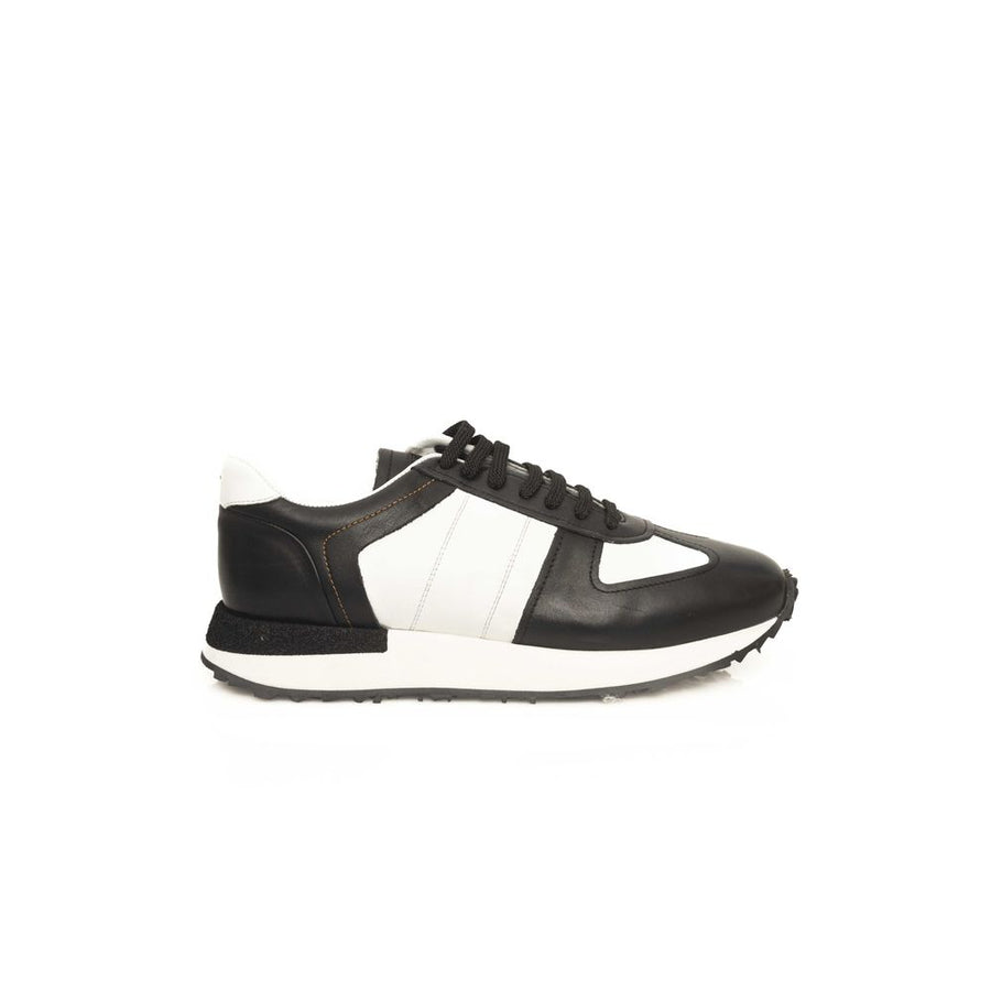 Black Calfskin Men Sneaker