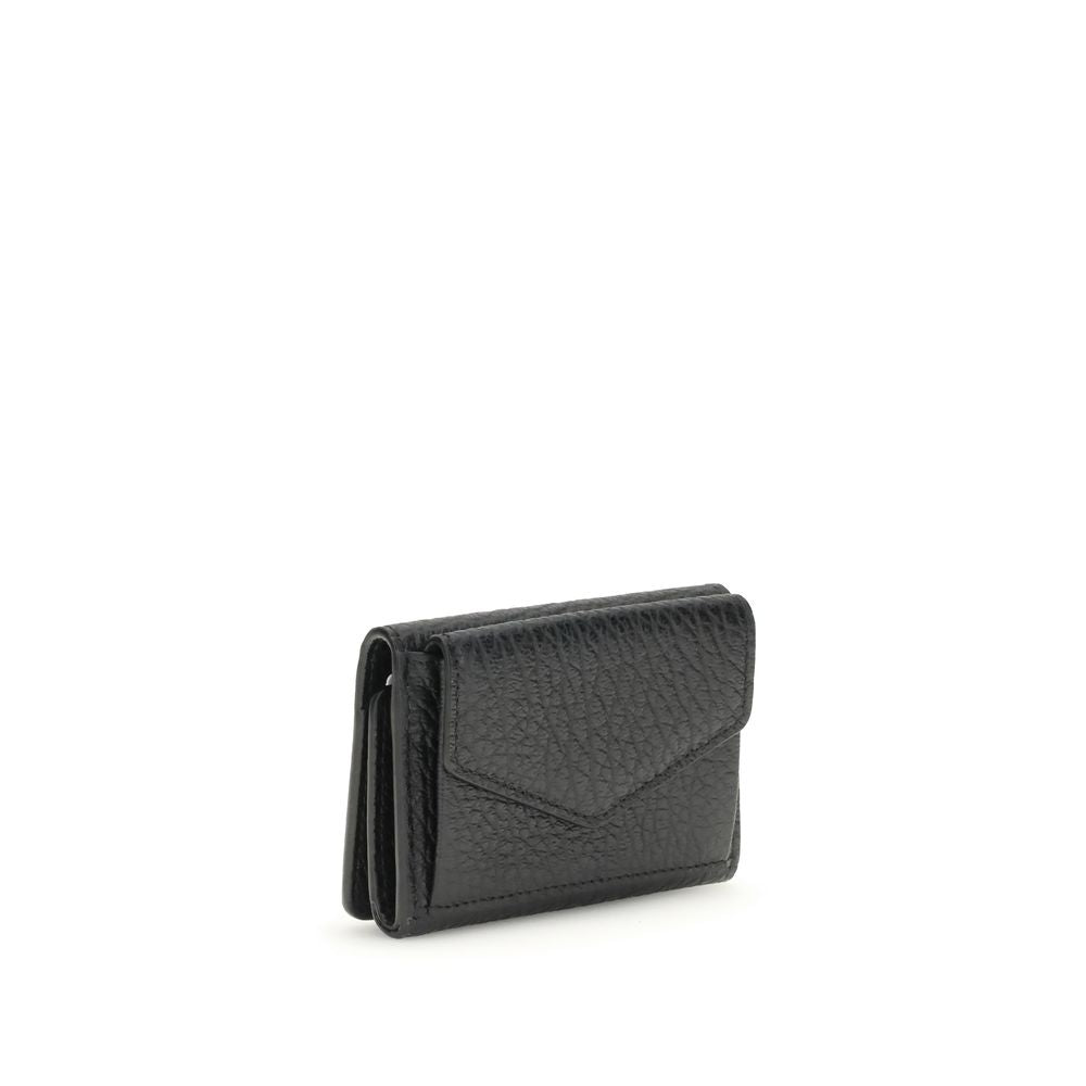 Wallet with white stitch