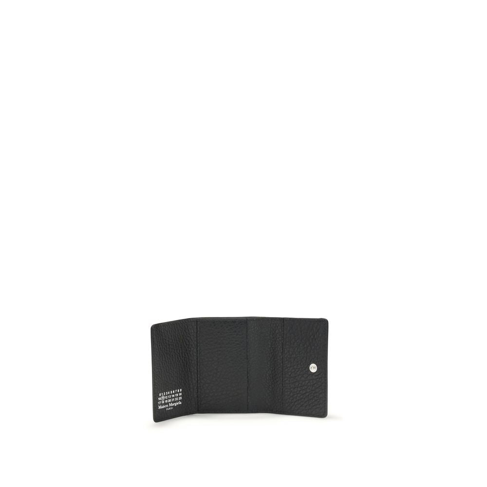 Wallet with white stitch