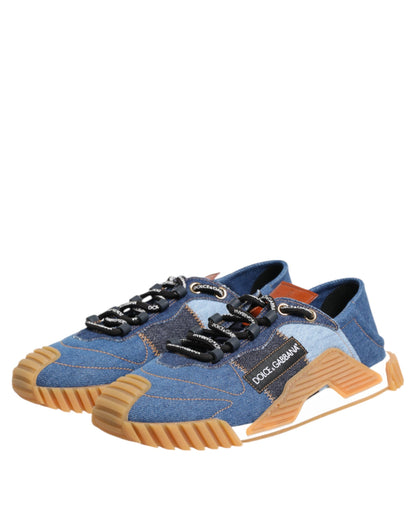 Blue Lace Up Low Top NS1 Sneakers Shoes